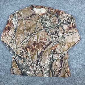 Outfitters Ridge Shirt‎ Mens XL Camo Long Sleeve Hunting Crewneck